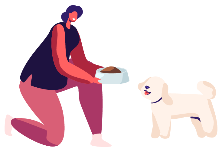 girl&cat